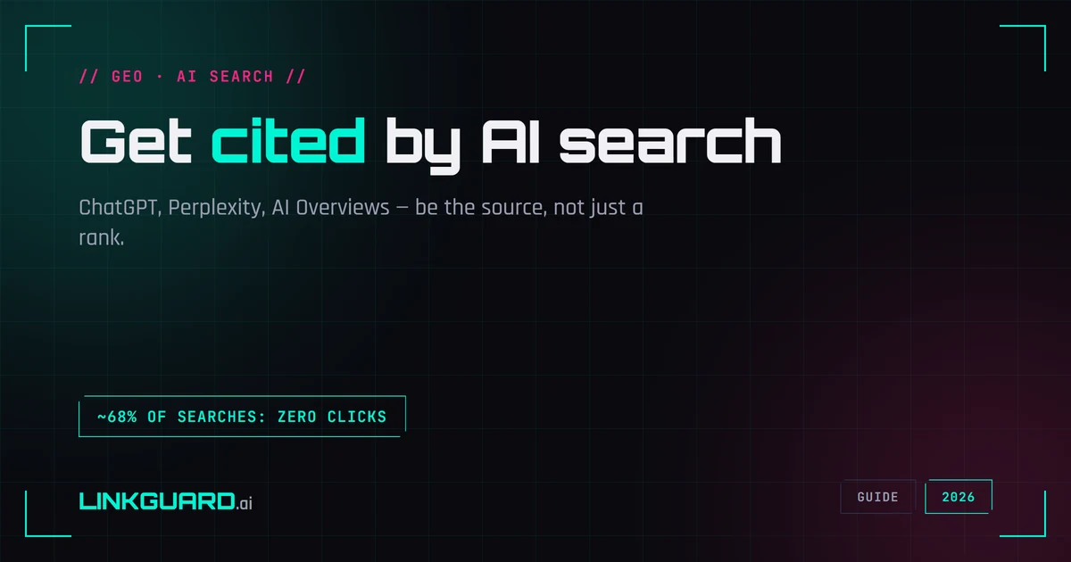 An AI answer box citing a named source above a list of blue links, illustrating how AI search engines quote content instead of just ranking it
